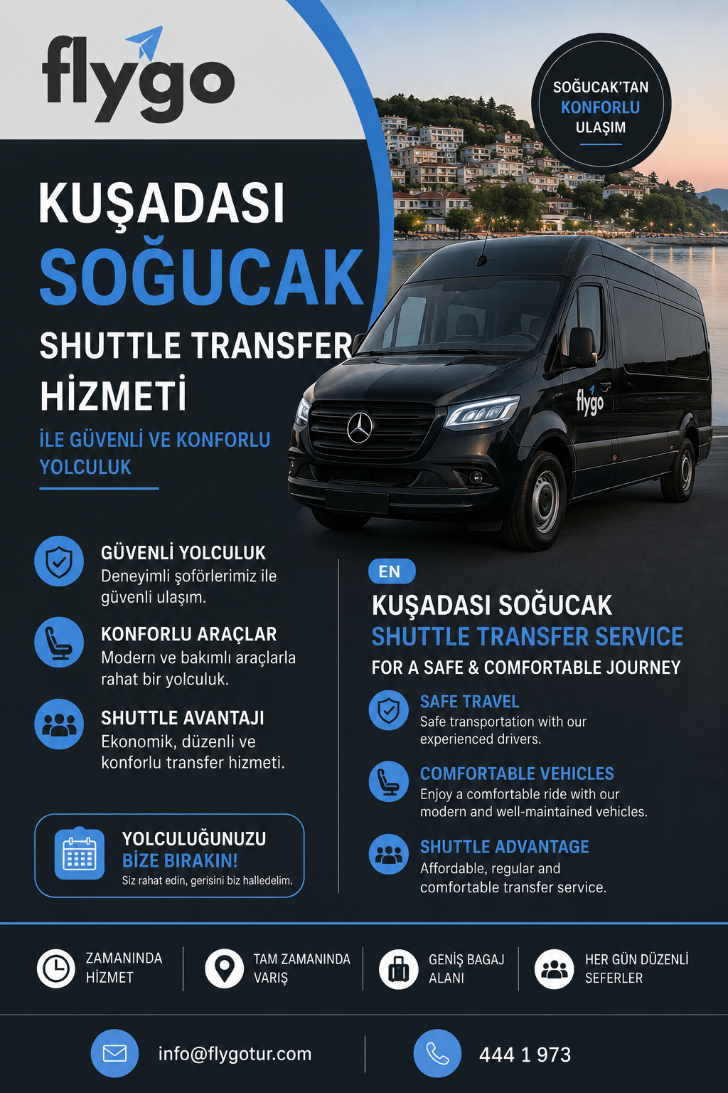 Kuşadası Soğucak Shuttle Transfer Hizmeti ile Güvenli ve Konforlu Yolculuk
