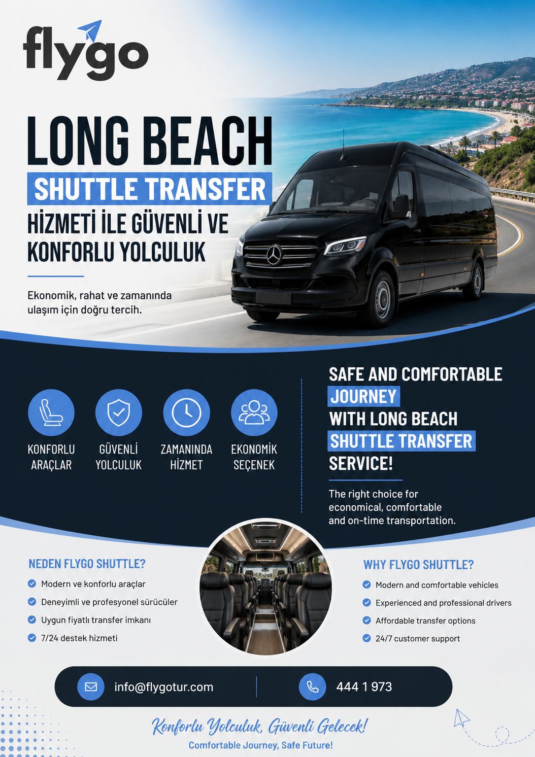 Long Beach Shuttle Transfer ile Konforlu ve Güvenli Yolculuk
