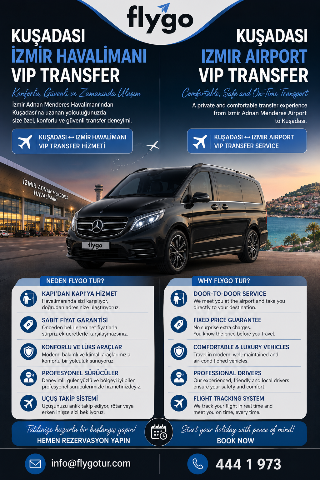 Kuşadası İzmir Havalimanı VIP Transfer Rehberi: Konforlu, Güvenli ve Zamanında Ulaşım