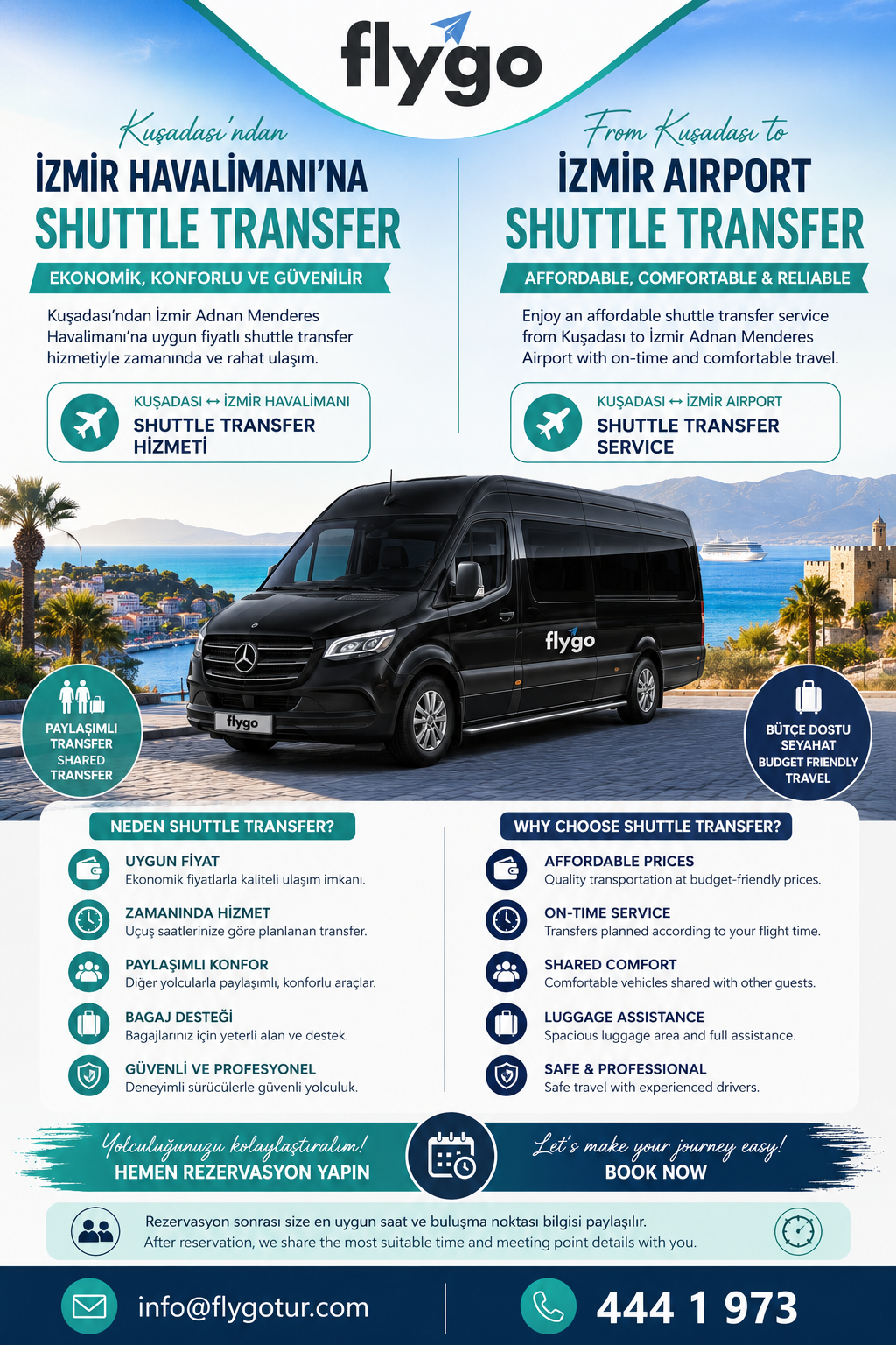 Kuşadası İzmir Havalimanı Shuttle Transfer Rehberi: Konforlu ve Ekonomik Ulaşımın Yolları