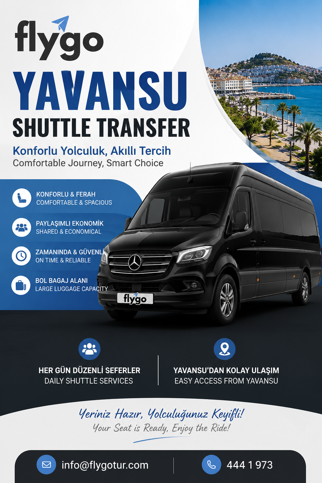 Kuşadası'nın İncisi Yavansu'da Konforlu Ulaşım: Yavansu Shuttle Transfer Rehberi