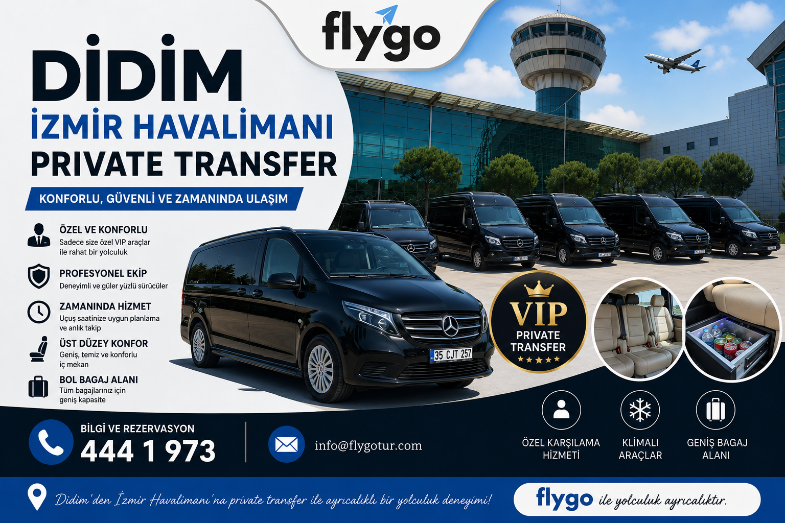 Didim İzmir Havalimanı Private Transfer ile Konforlu ve Güvenli Ulaşım
